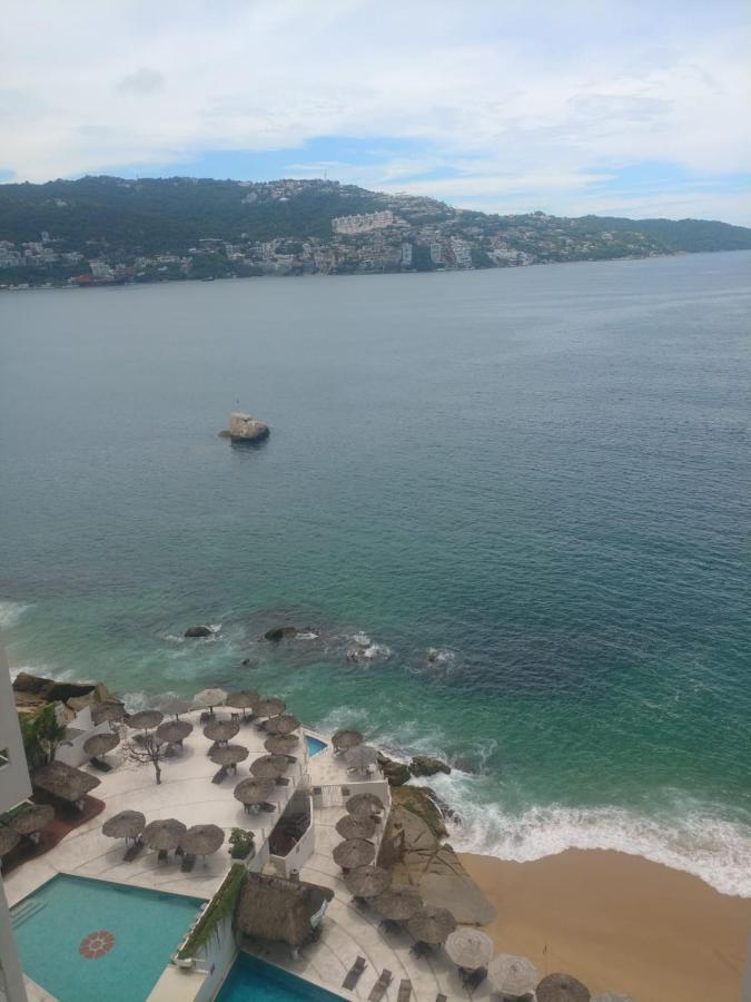 Suite En Torres Gemelas A Pie De Playa 611 Acapulco Kültér fotó