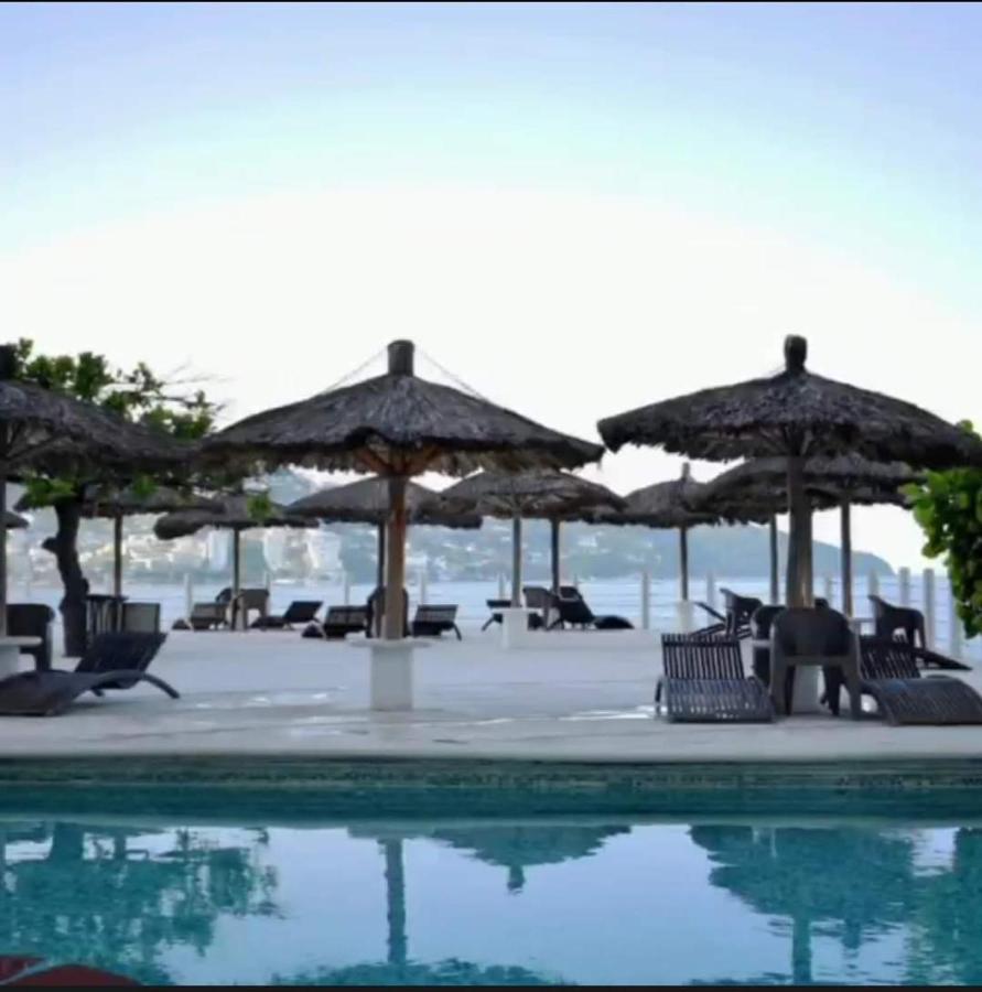 Suite En Torres Gemelas A Pie De Playa 611 Acapulco Kültér fotó