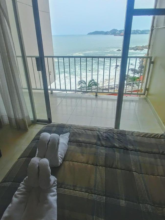 Suite En Torres Gemelas A Pie De Playa 611 Acapulco Kültér fotó