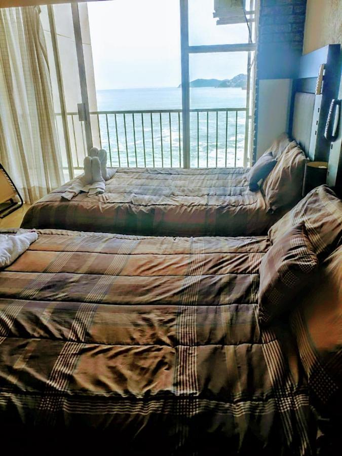 Suite En Torres Gemelas A Pie De Playa 611 Acapulco Kültér fotó